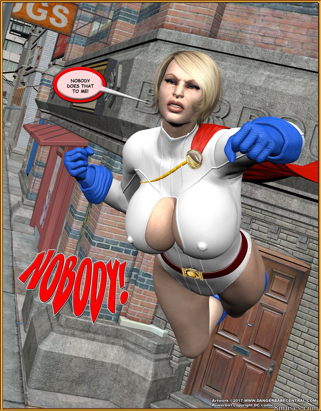3D - Power Girl - Tentacle Attack - Page 15
