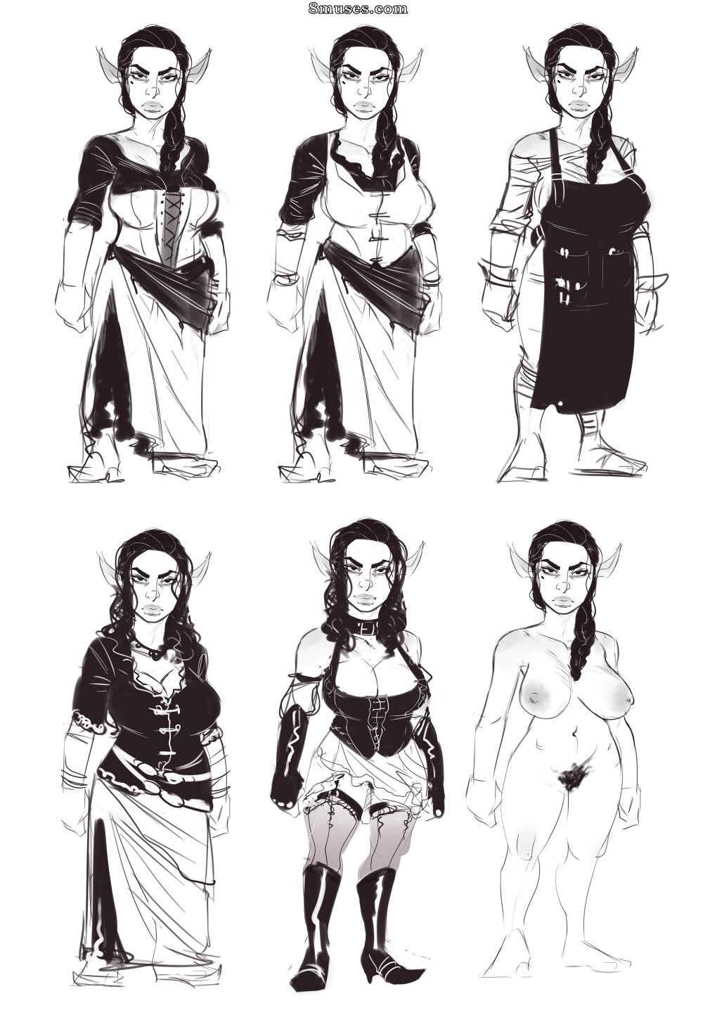 Extras - Estudos de personagens - Página 13