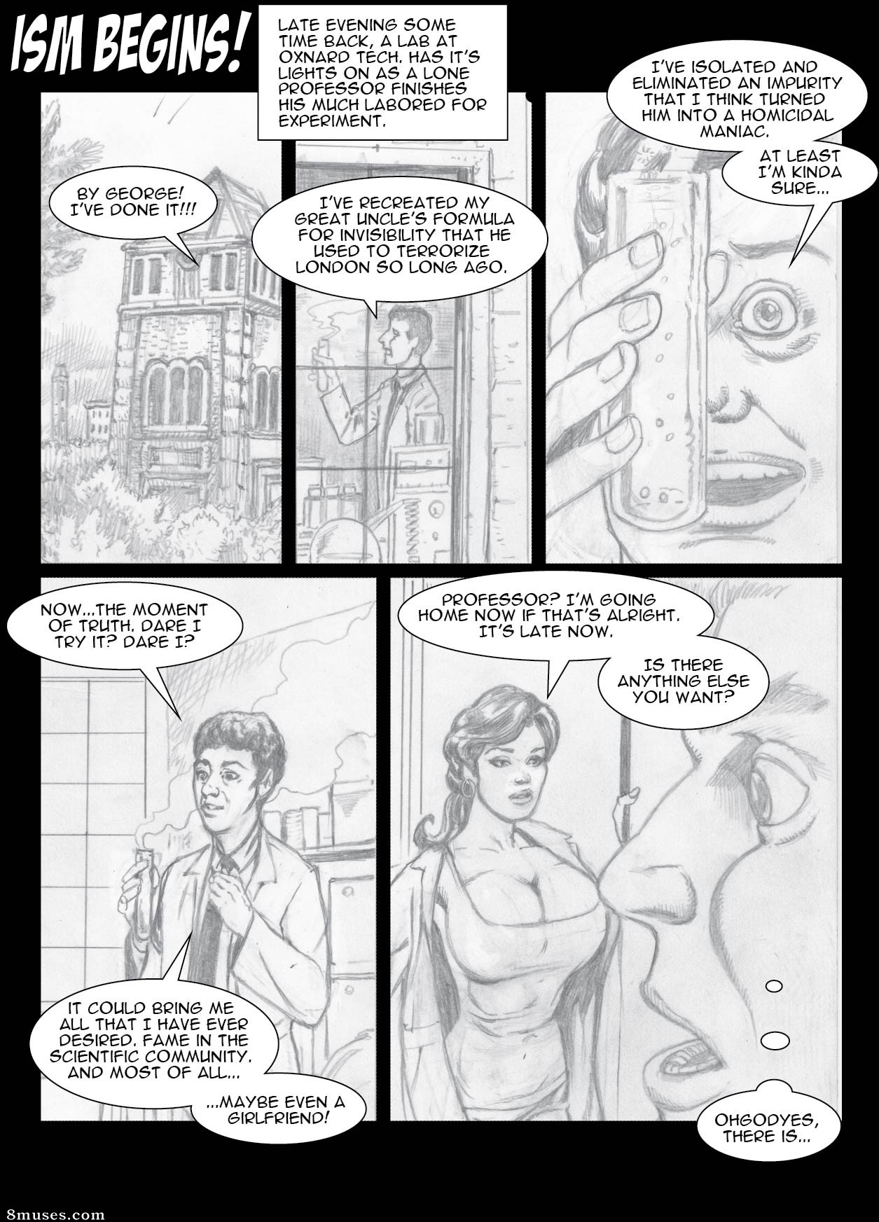 Slid - Invisible Sex Maniac - ISM  Begins - Page 1