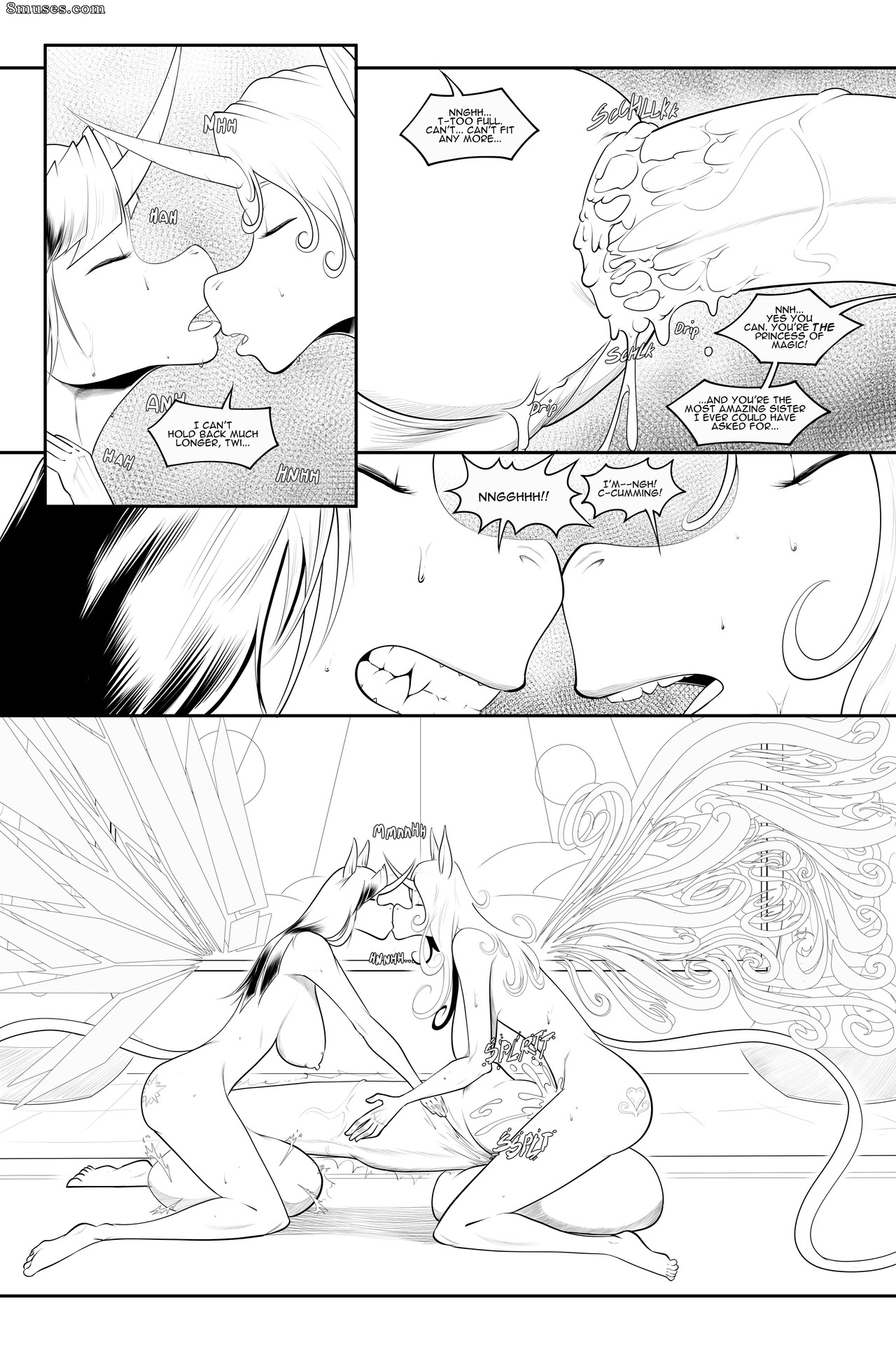 BakuHaku & Linty Comics - Reino do Cum - Página 9