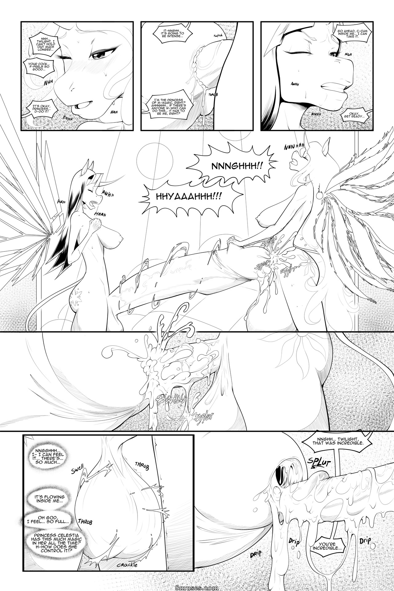 BakuHaku & Linty Comics - Reino do Cum - Página 6