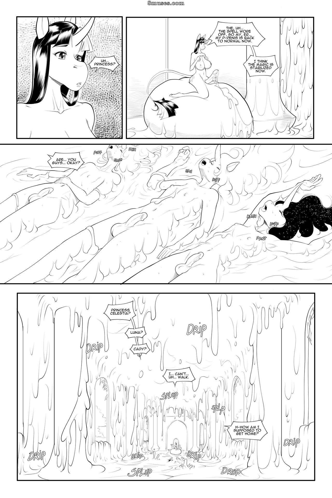 BakuHaku & Linty Comics - Reino do Cum - Página 19