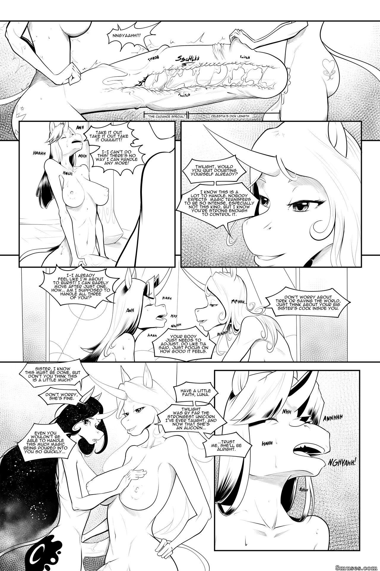 BakuHaku & Linty Comics - Reino do Cum - Página 8