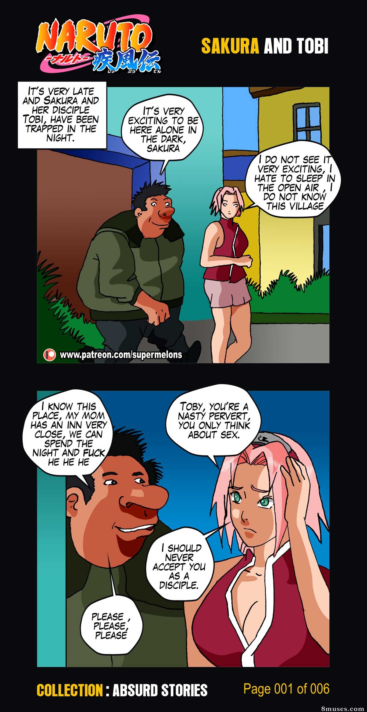Super Melons - Sakura and Tobi - Page 1