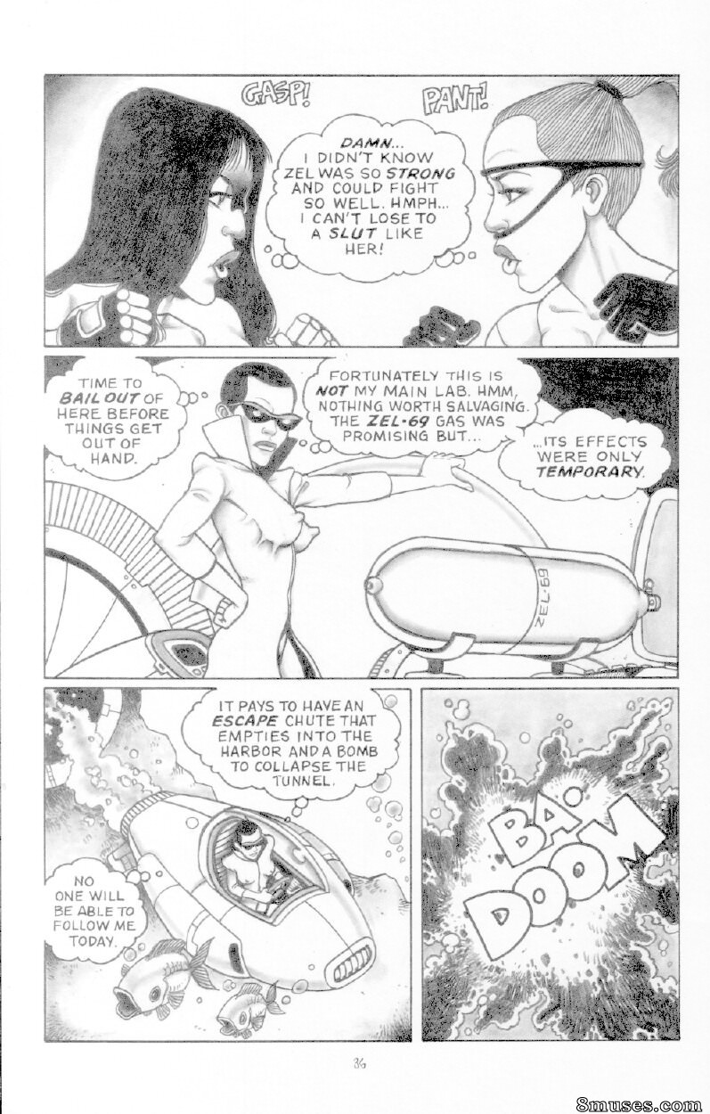 EROS Comics - Les mésaventures sexuelles de la fille du kung-fu - Page 37