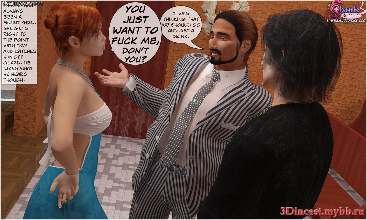 Shemale3DComics.com Collection - Três em uma na igreja - Página 3