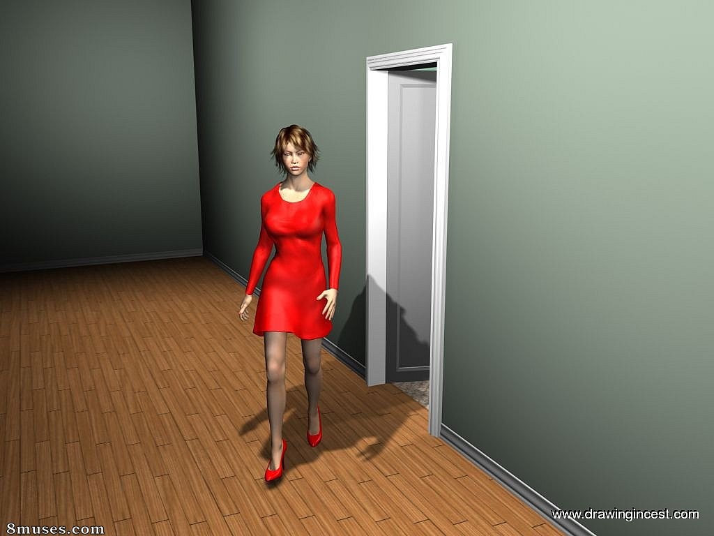 3D - Mom helps son - Page 8