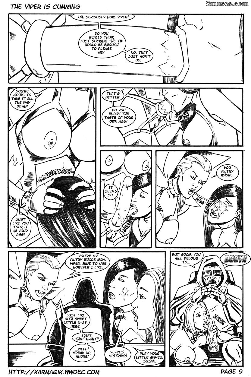 Karmagik Comics - The Viper is Cumming - Page 9