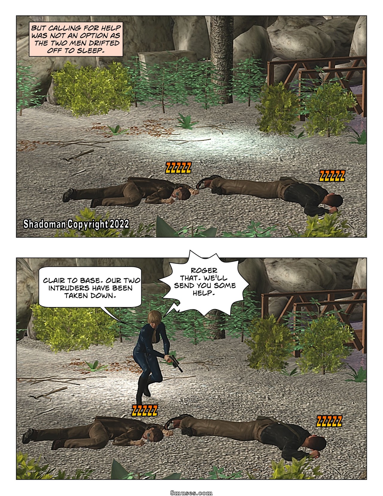 Amazing Transformation Comics - Transformed Trespassers - Page 8