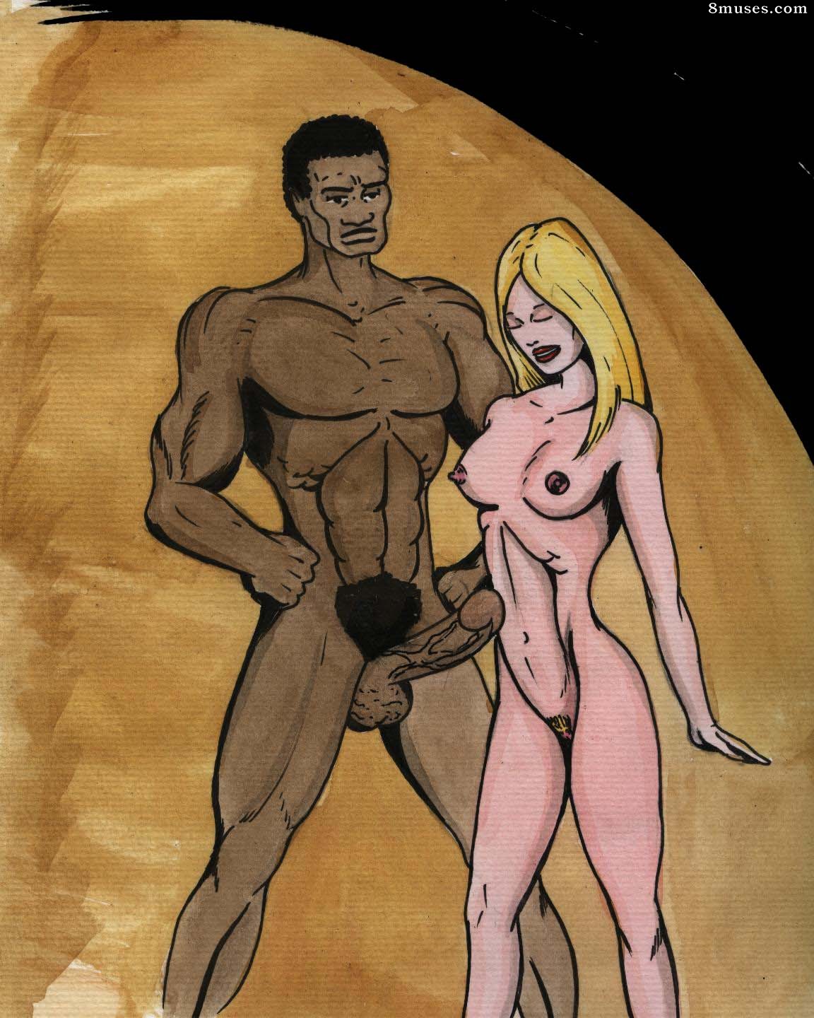 IllustratedInterracial.com Comics - Professora africana - Página 9