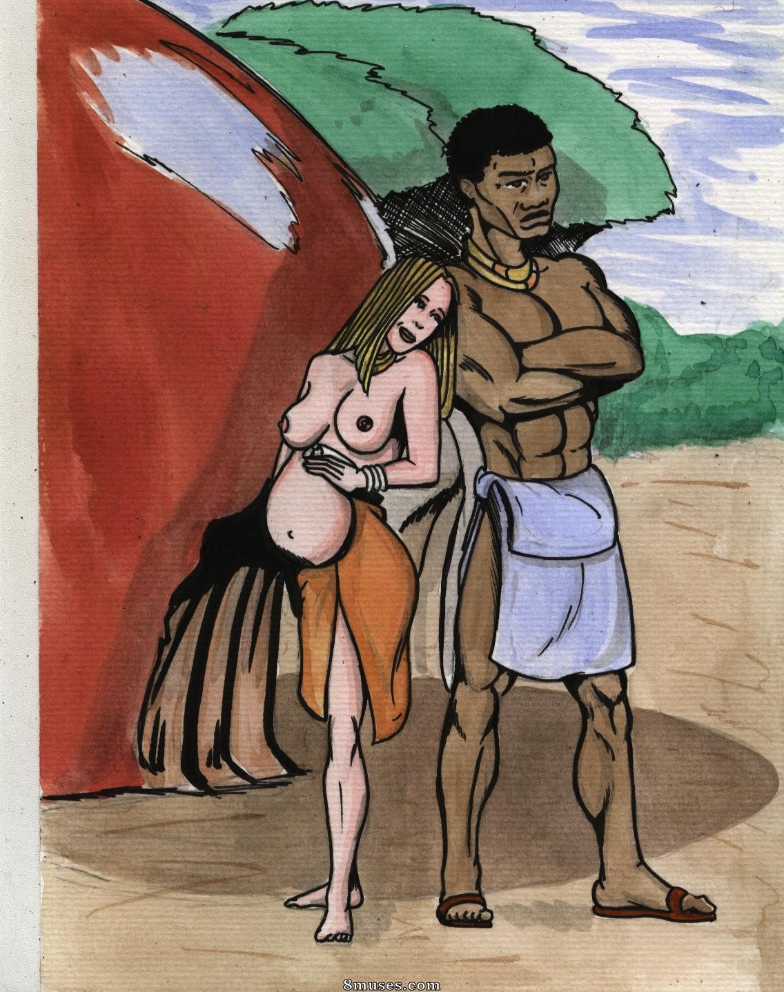 IllustratedInterracial.com Comics - African Teacher - Page 18