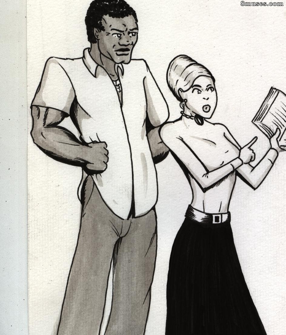 IllustratedInterracial.com Comics - Professora africana - Página 4