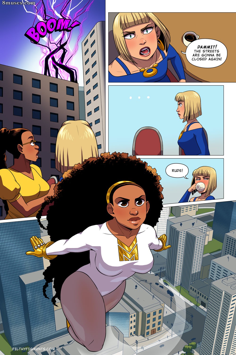 Filthy Figments Comics - Senhora Poderosa - Página 2