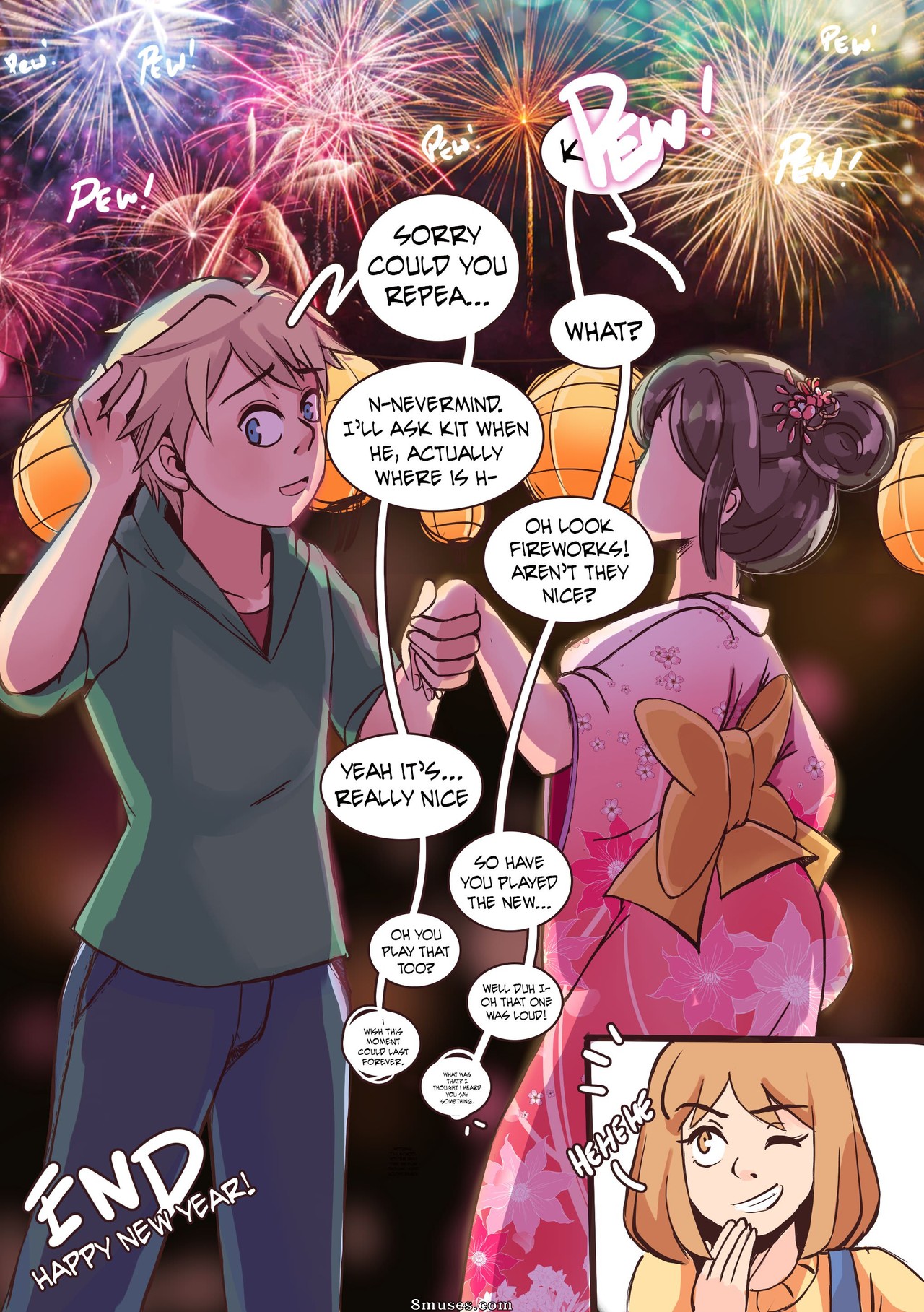 MeowWithMe Comics - Amy Omake - El deseo de Justin - Página 13