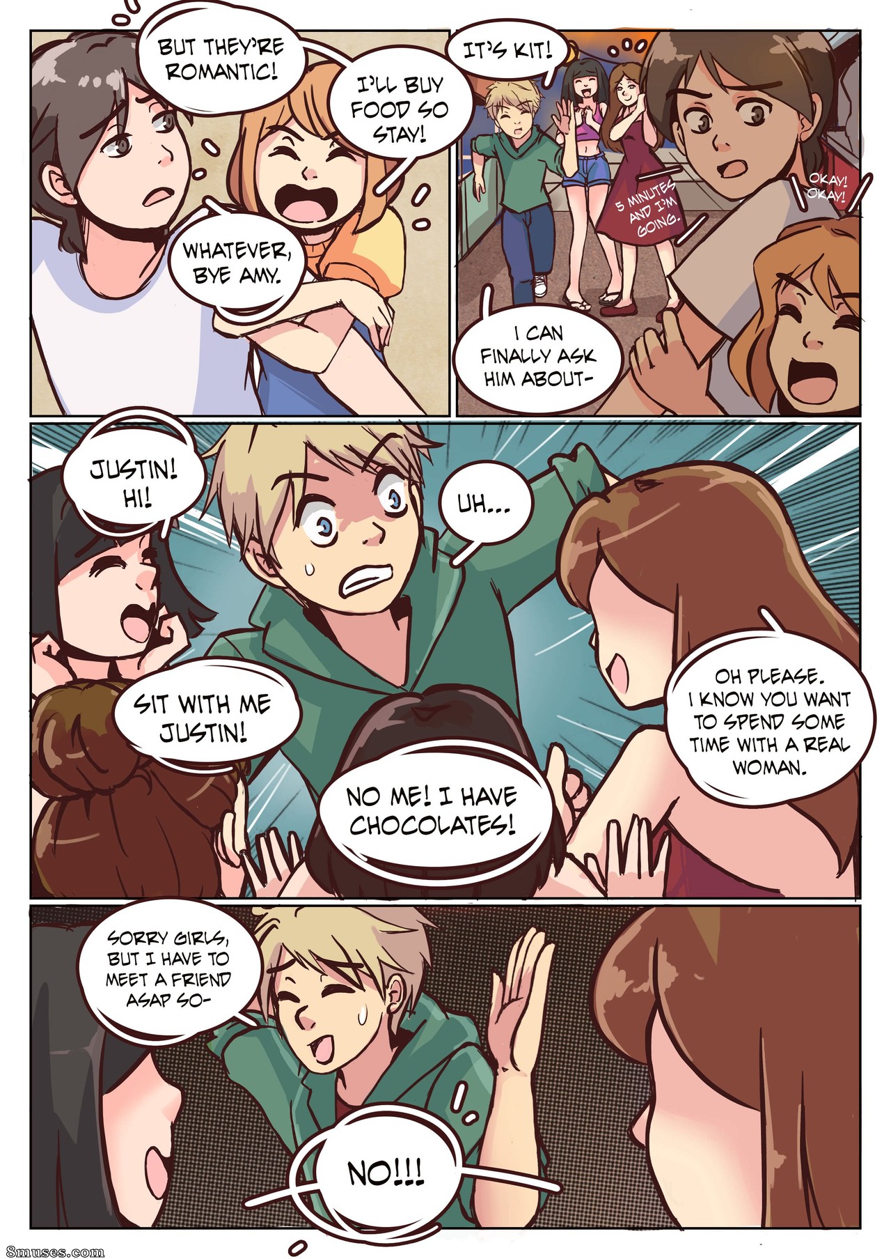 MeowWithMe Comics - Amy Omake - O desejo de Justin - Página 3