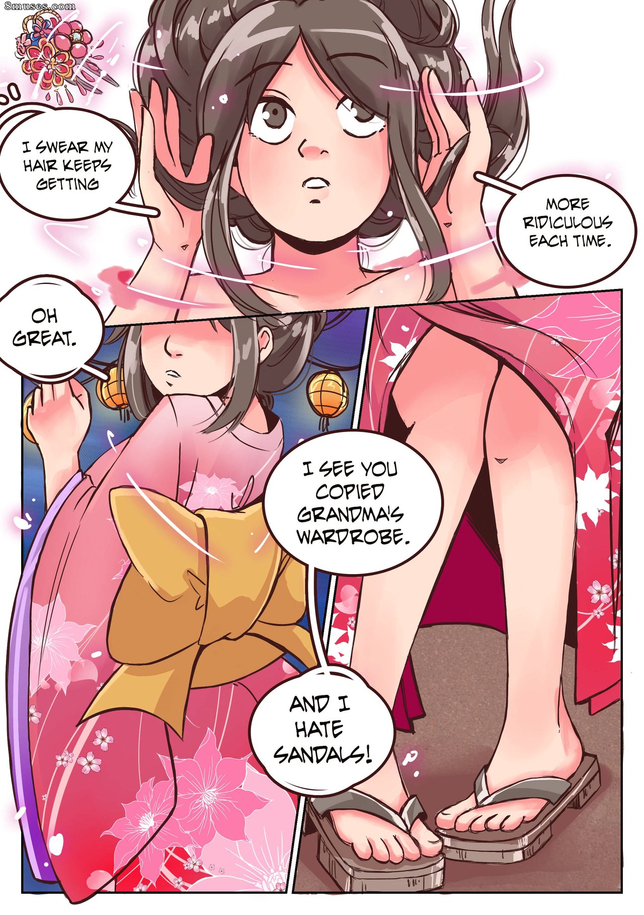 MeowWithMe Comics - Amy Omake - O desejo de Justin - Página 9
