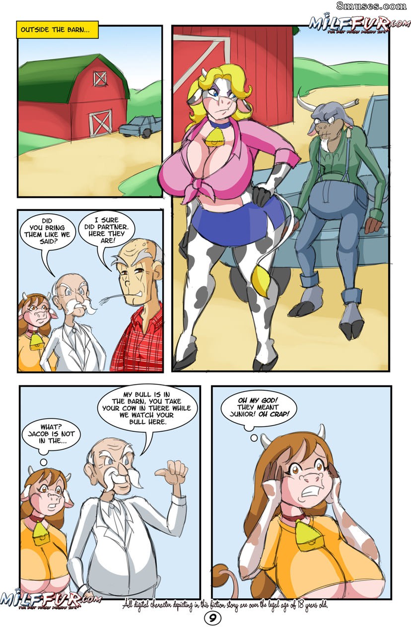 Milffur Comics - Granja de viejos - Página 9