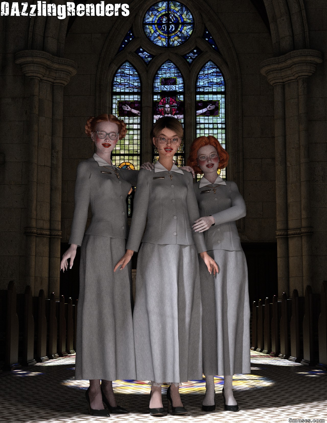 DAZzling Renders aka Cocksucker - Bernadette (19) & Lady Margaret (61) - Page 2