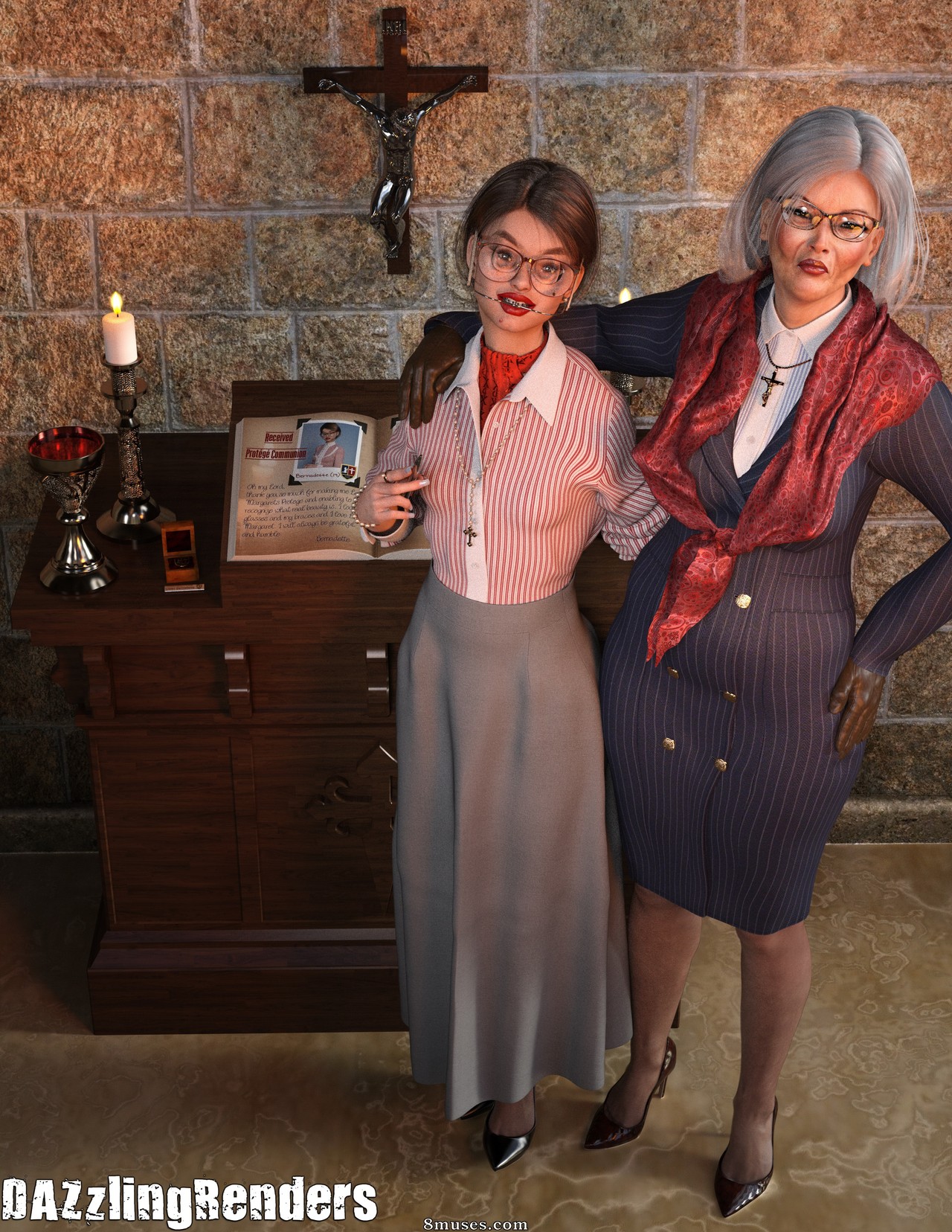 DAZzling Renders aka Cocksucker - Bernadette (19) & Lady Margaret (61) - Page 12