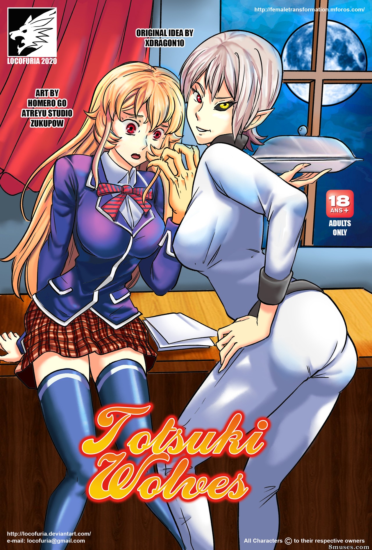 Locofuria Comics - Totsuki Wolves - Page 1