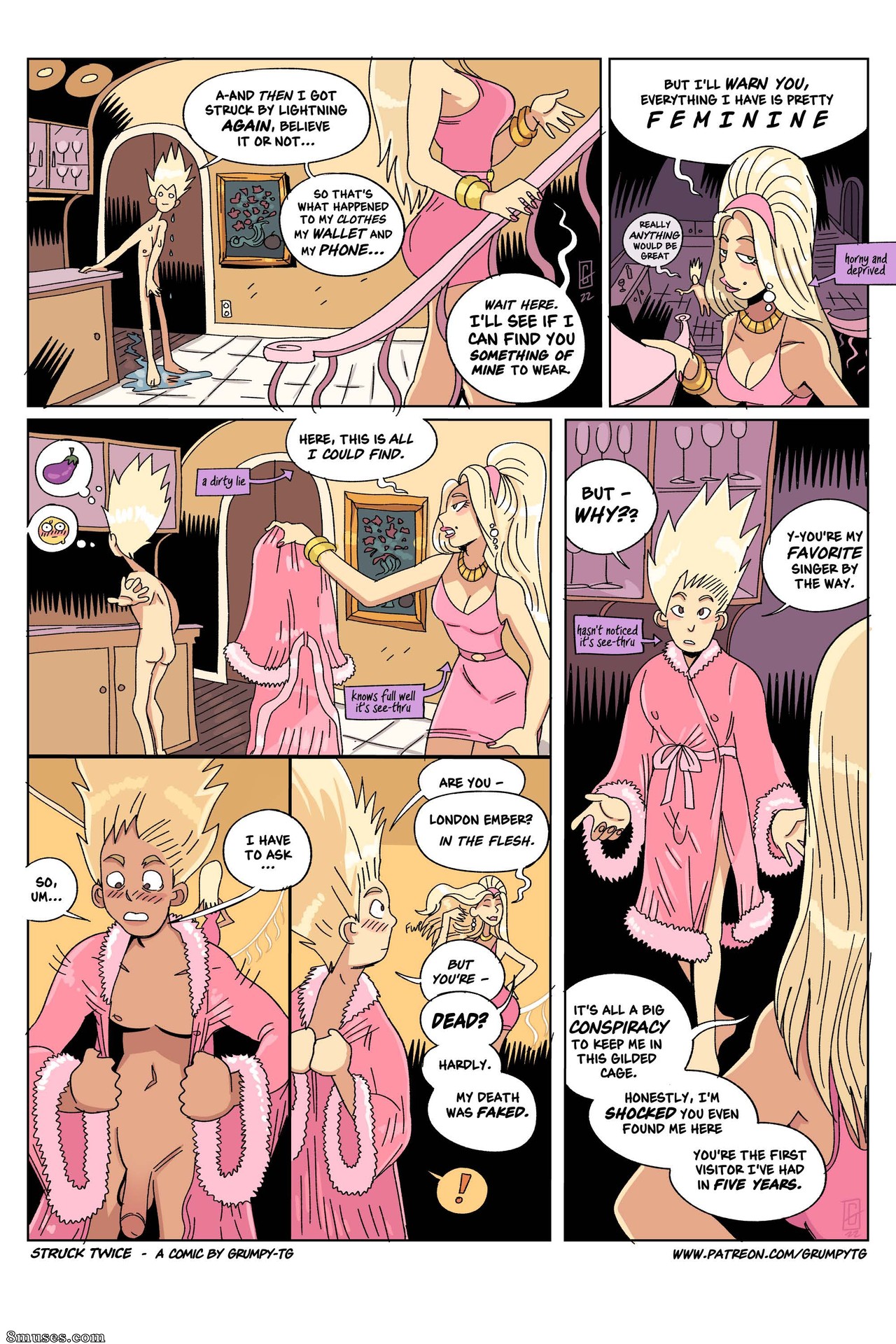 Grumpy-TG - Golpeado dos veces - Página 4