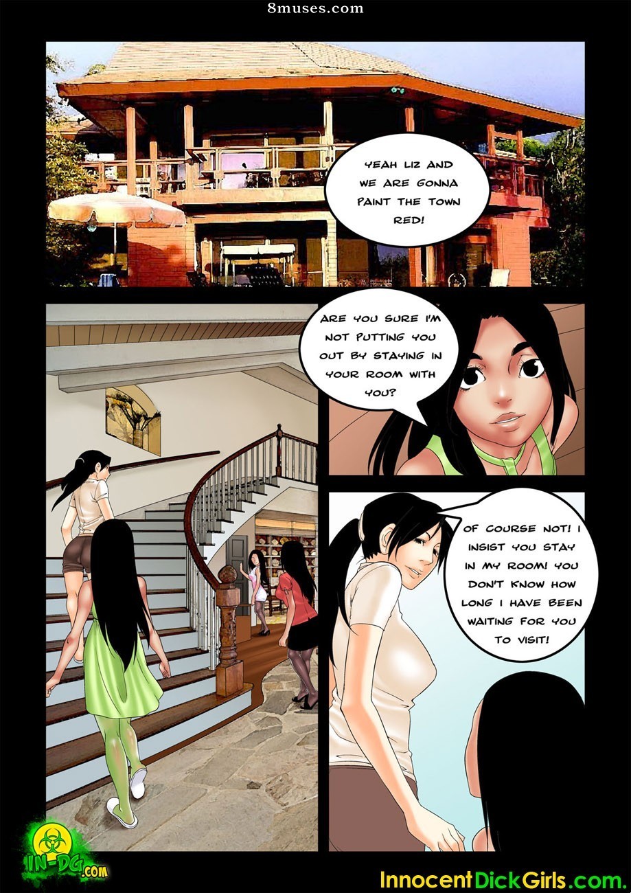 Innocent Dickgirls Comics - Férias no Havaí - Parte 1 - Página 5