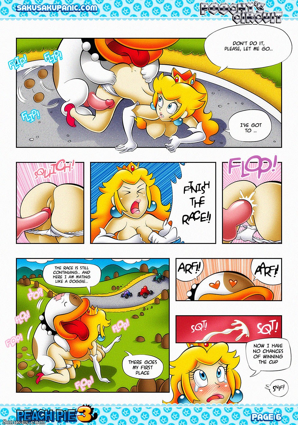 SakuSakuPanic Comics - Poochys Circuit - Page 6