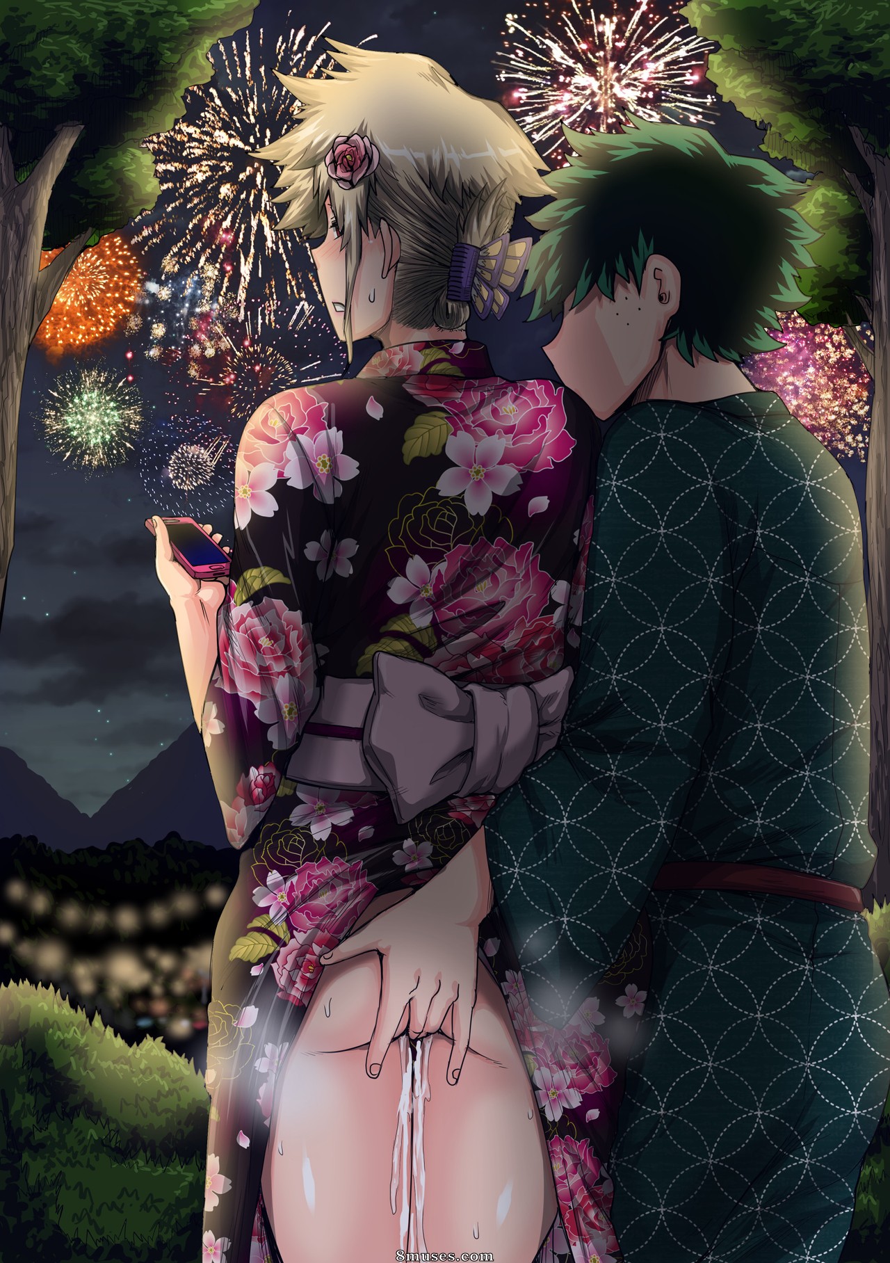 Vacances d'été avec la mère de Bakugou - Numéro 2 - Page 91