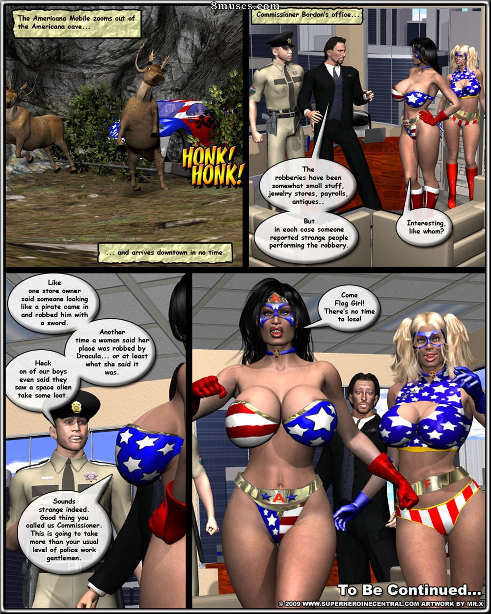 Superheroine Central Comics - Sra. Americana em Onda criminosa - Página 6