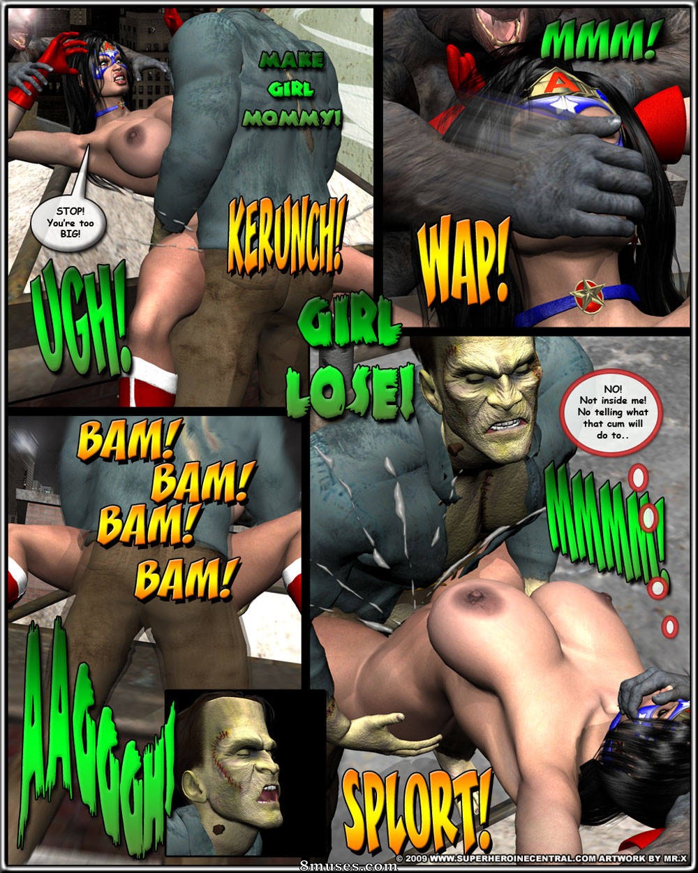Superheroine Central Comics - Mme Américaine dans Crimewave - Page 34