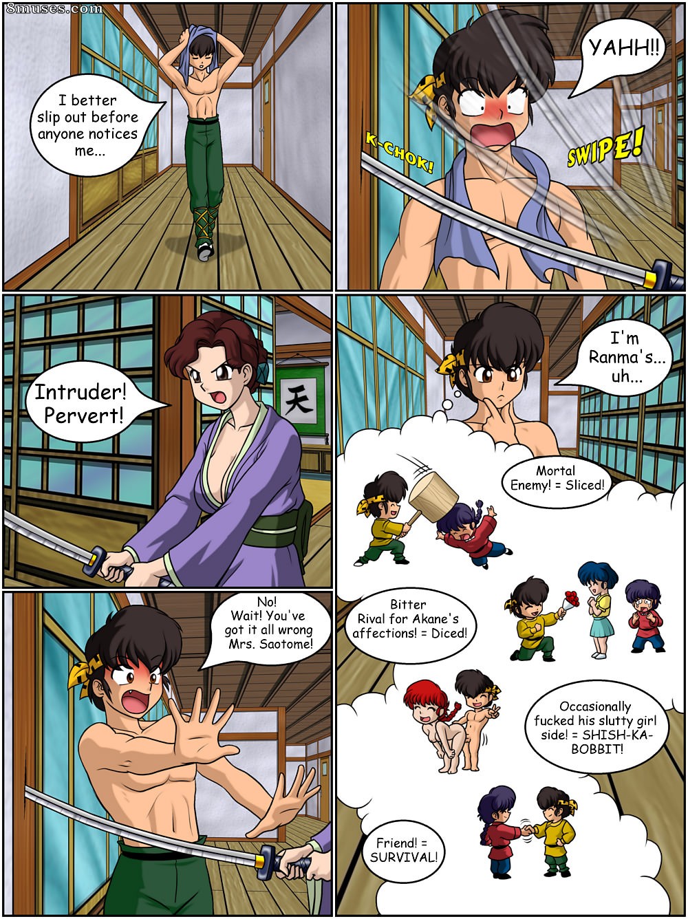Ranma Books Comics - Aprendendo do jeito difícil - Página 4