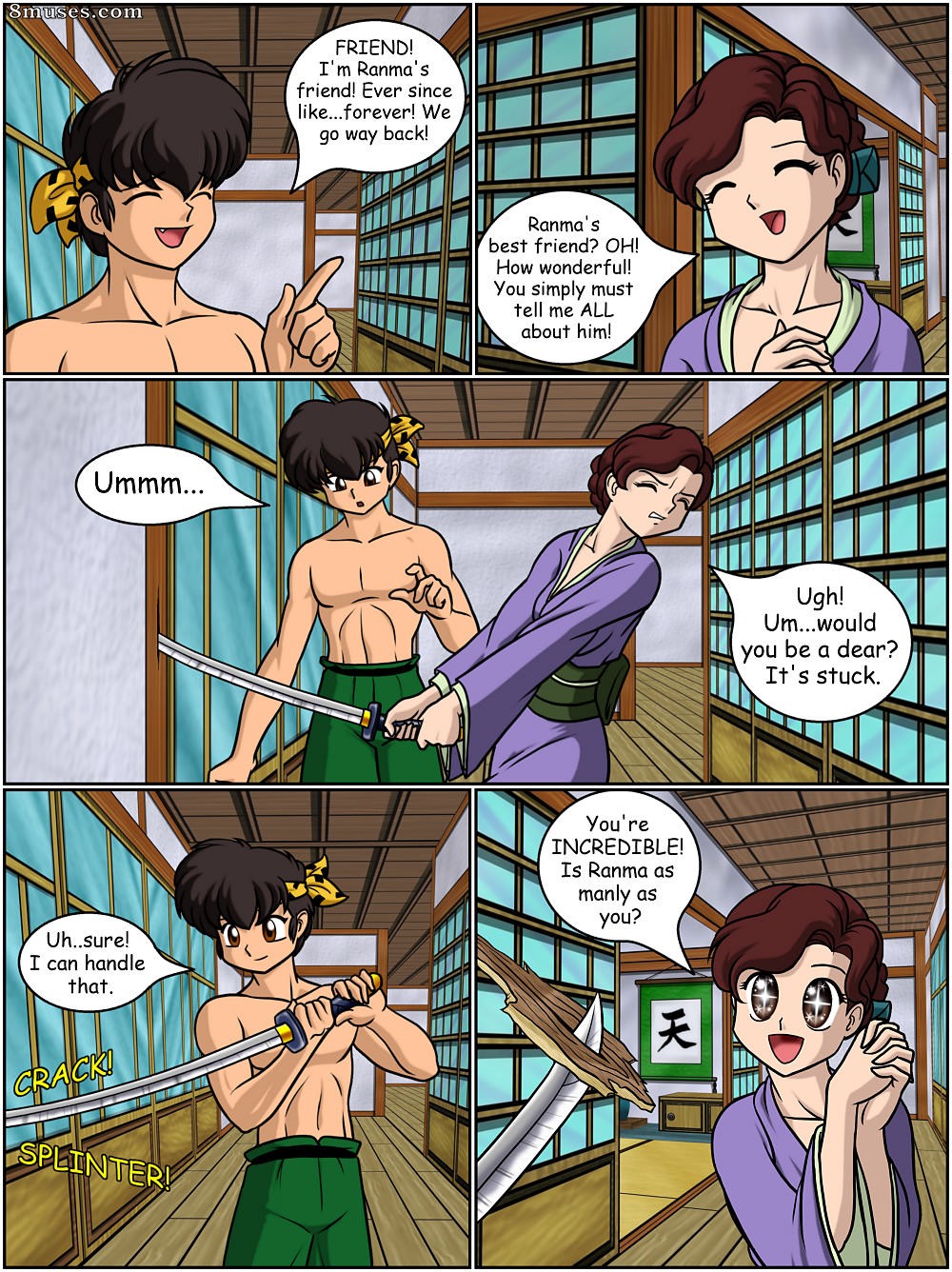 Ranma Books Comics - Aprendiendo a la manera difícil - Página 5