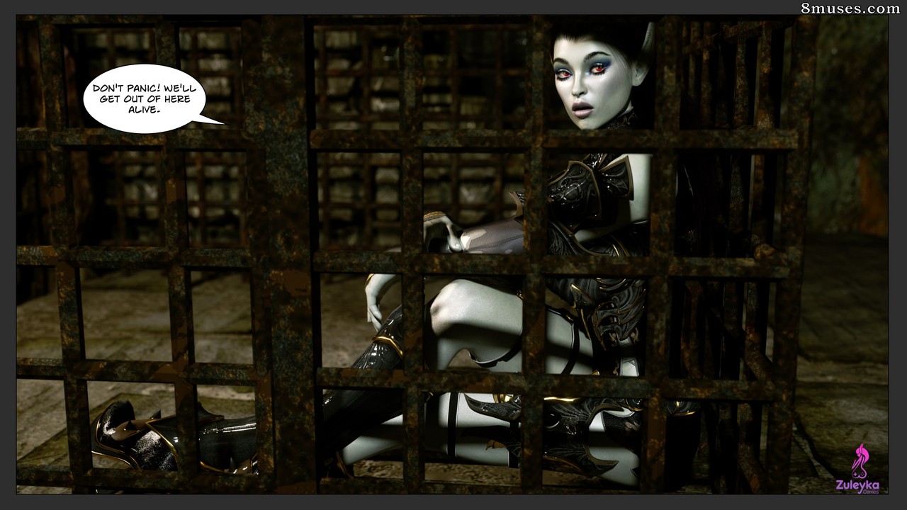 Zuleyka 3D Comics - Elves in Trouble - Page 4