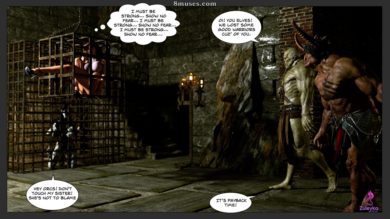Zuleyka 3D Comics - Elves in Trouble - Page 7