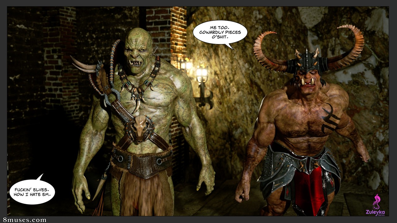 Zuleyka 3D Comics - Élfos em apuros - Página 6