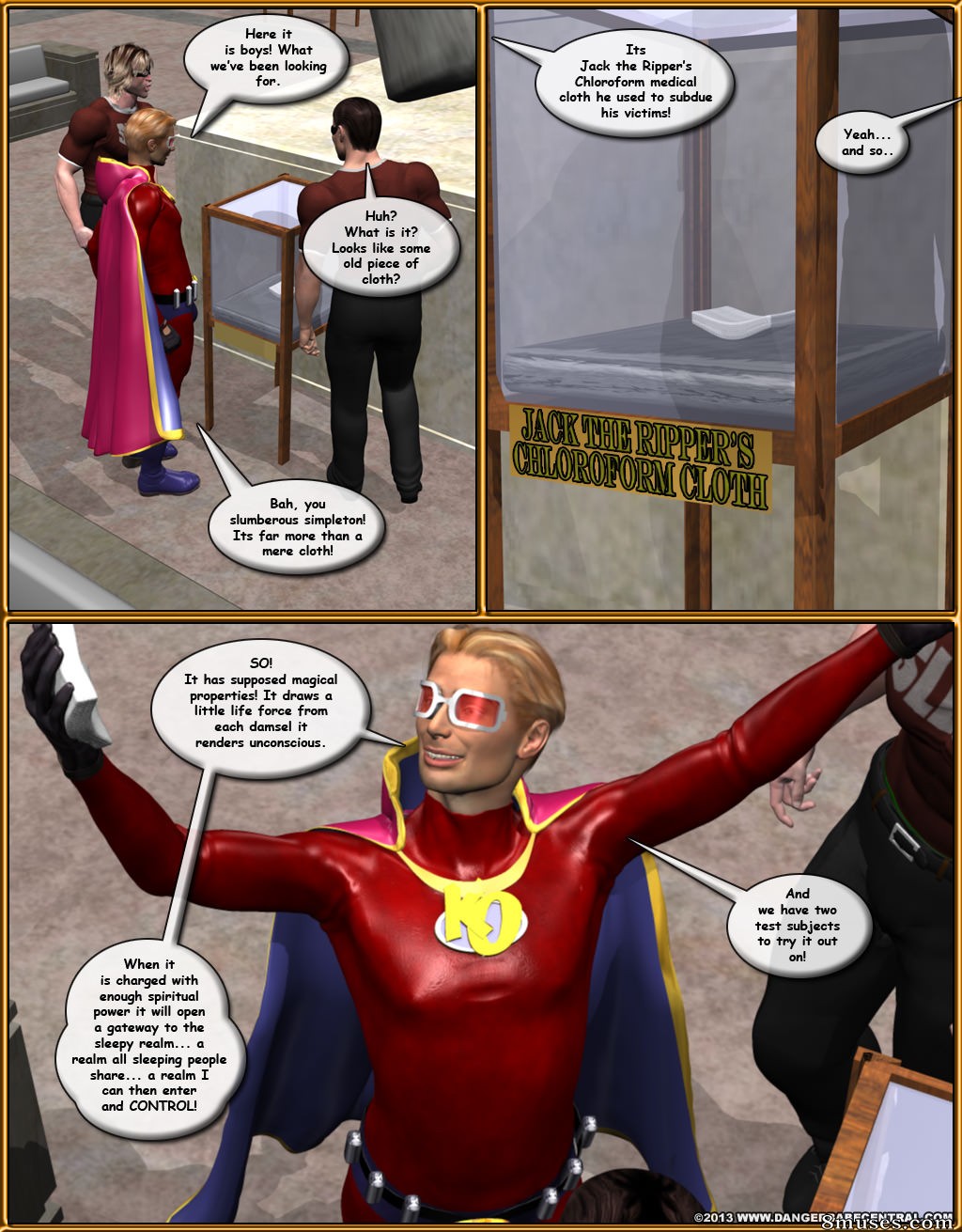 3D - Ms Americana Defeated by Captain KO - Page 19