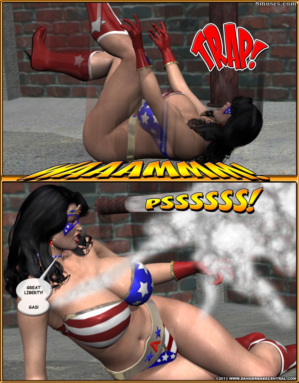 3D - Ms Americana Defeated by Captain KO - Page 54