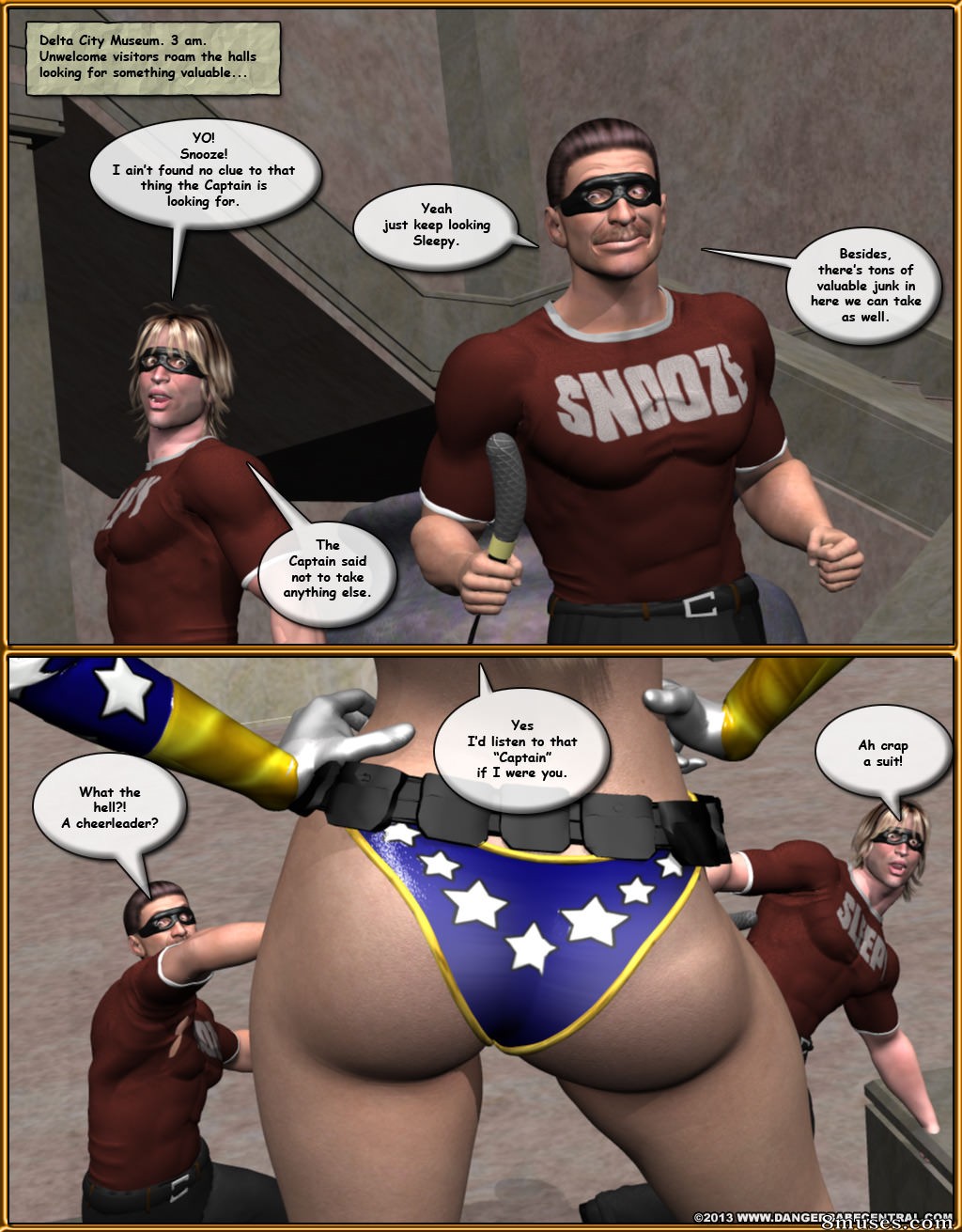 3D - Ms Americana Defeated by Captain KO - Page 2
