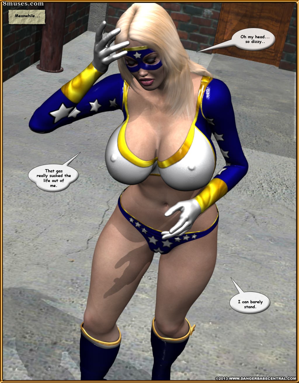 3D - Ms Americana Defeated by Captain KO - Page 84