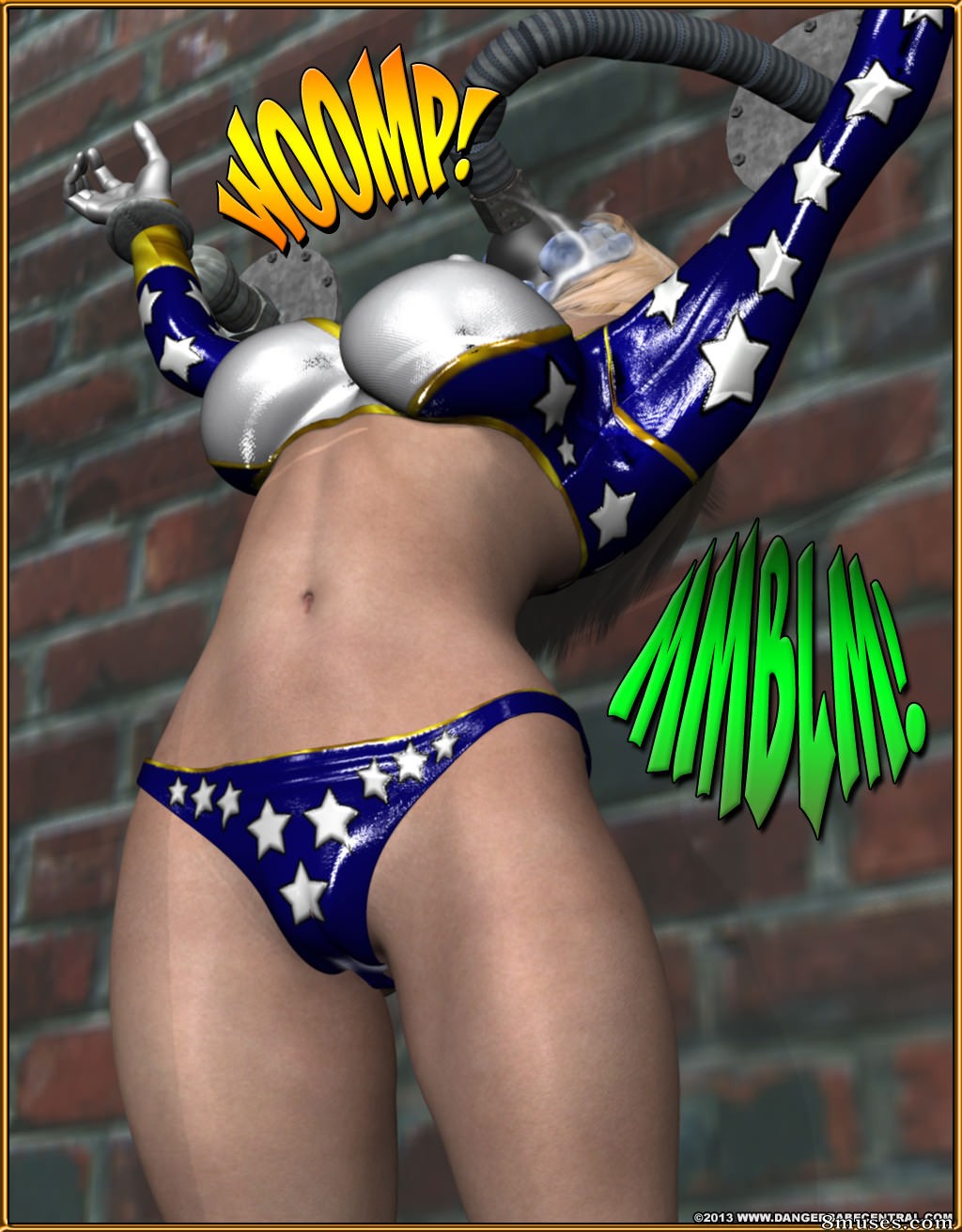 3D - Ms Americana Defeated by Captain KO - Page 87