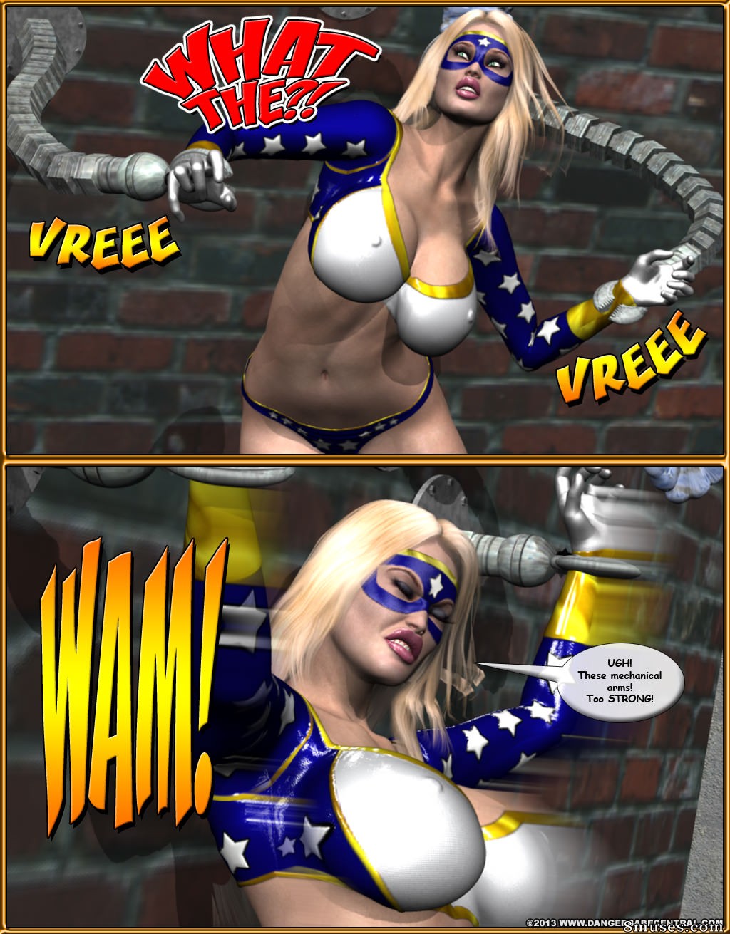 3D - Ms Americana Defeated by Captain KO - Page 85