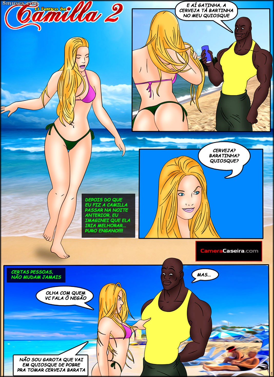 Page 2 | Various-Authors/CameraCaseira-Comics/Negros-Tarados-e-Dotados/6-O-Feitio-de-Camilla-2  | 8muses - Sex Comics