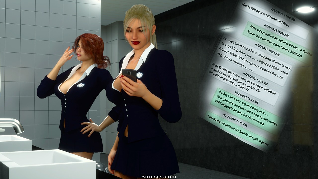 3DZen - Erin and Vikki - Bathroom Break - Page 4
