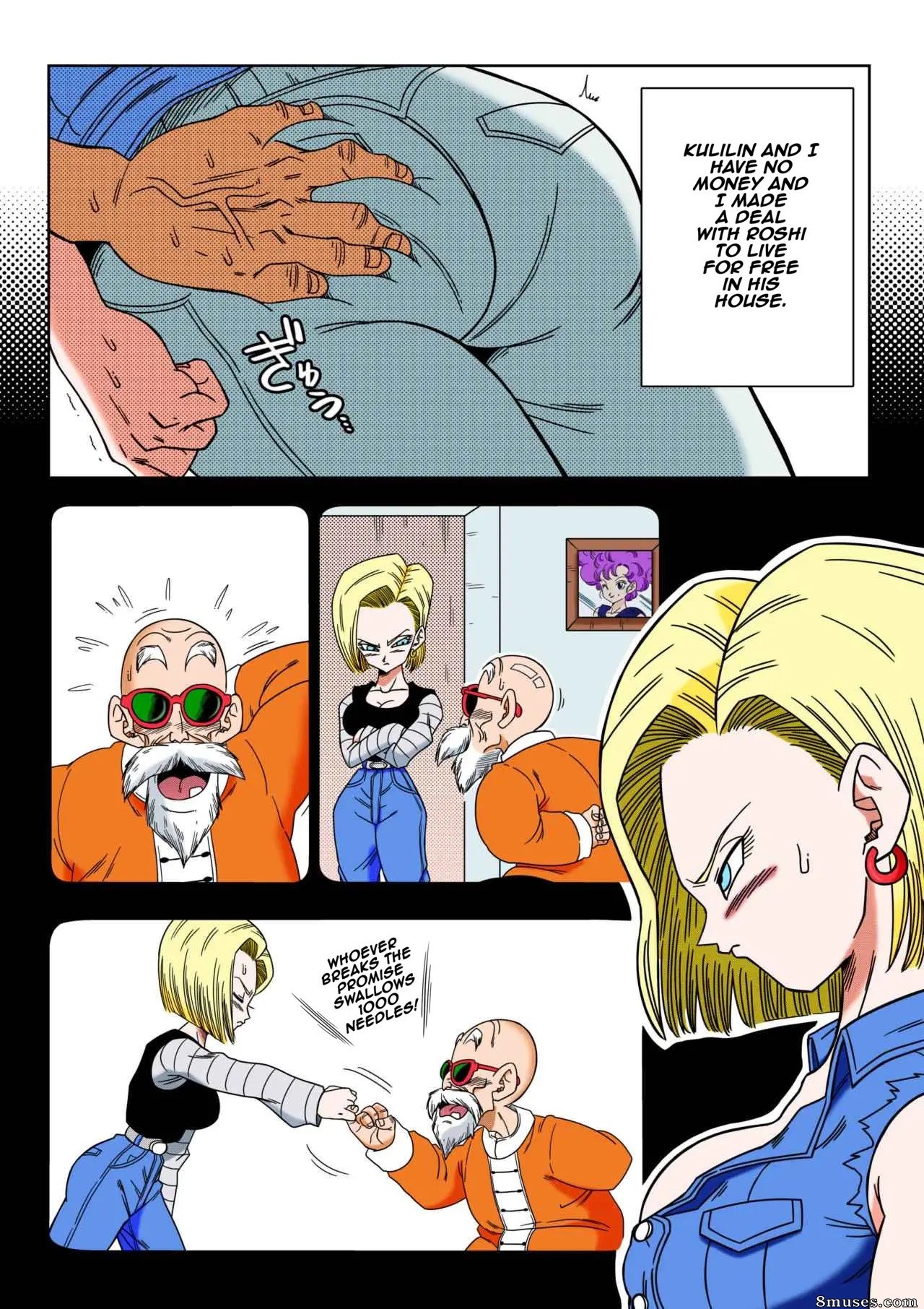 Page 3 | Hentai-and-Manga-English/Yamamoto/Android-18-vs-Master-Roshi |  8muses - Sex Comics