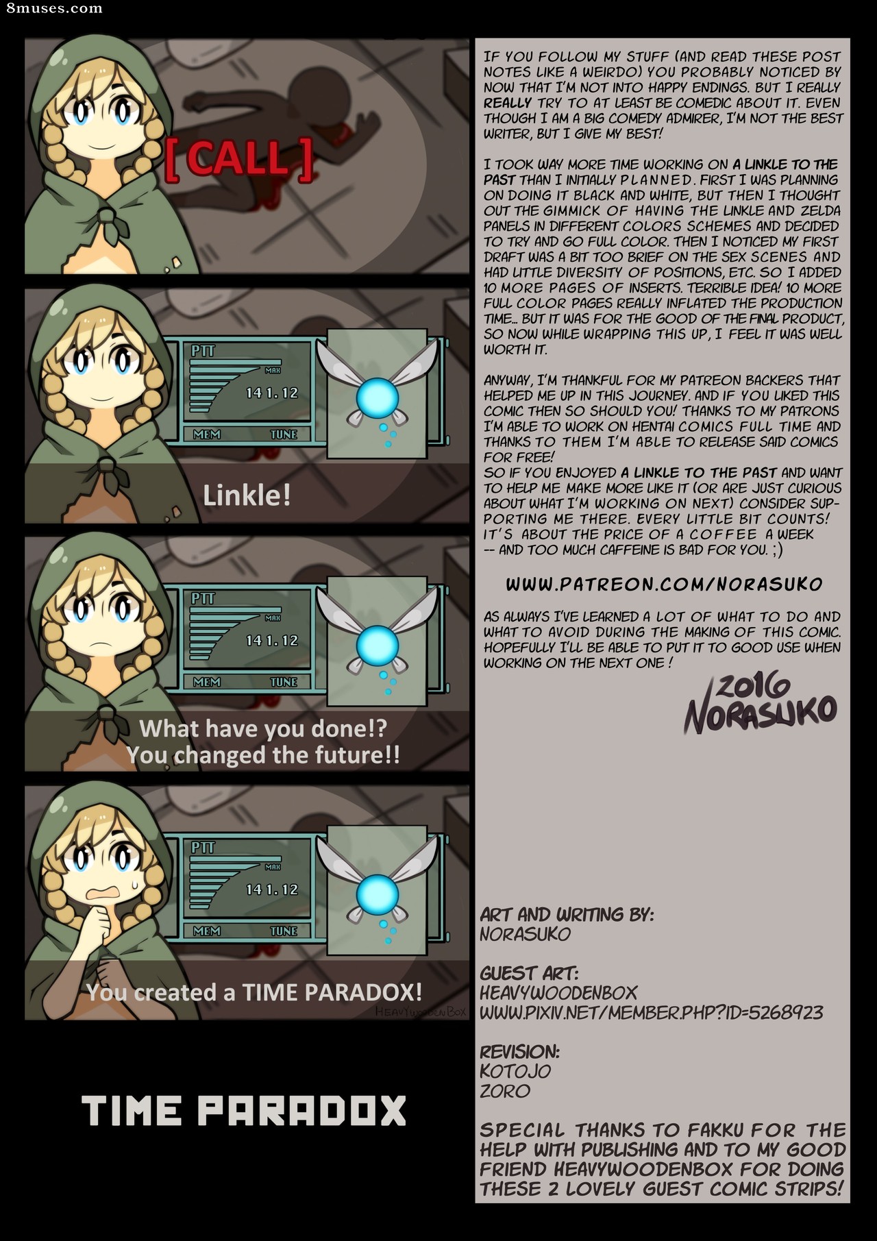 Bande dessinée - Linkle dans le passé - Page 33