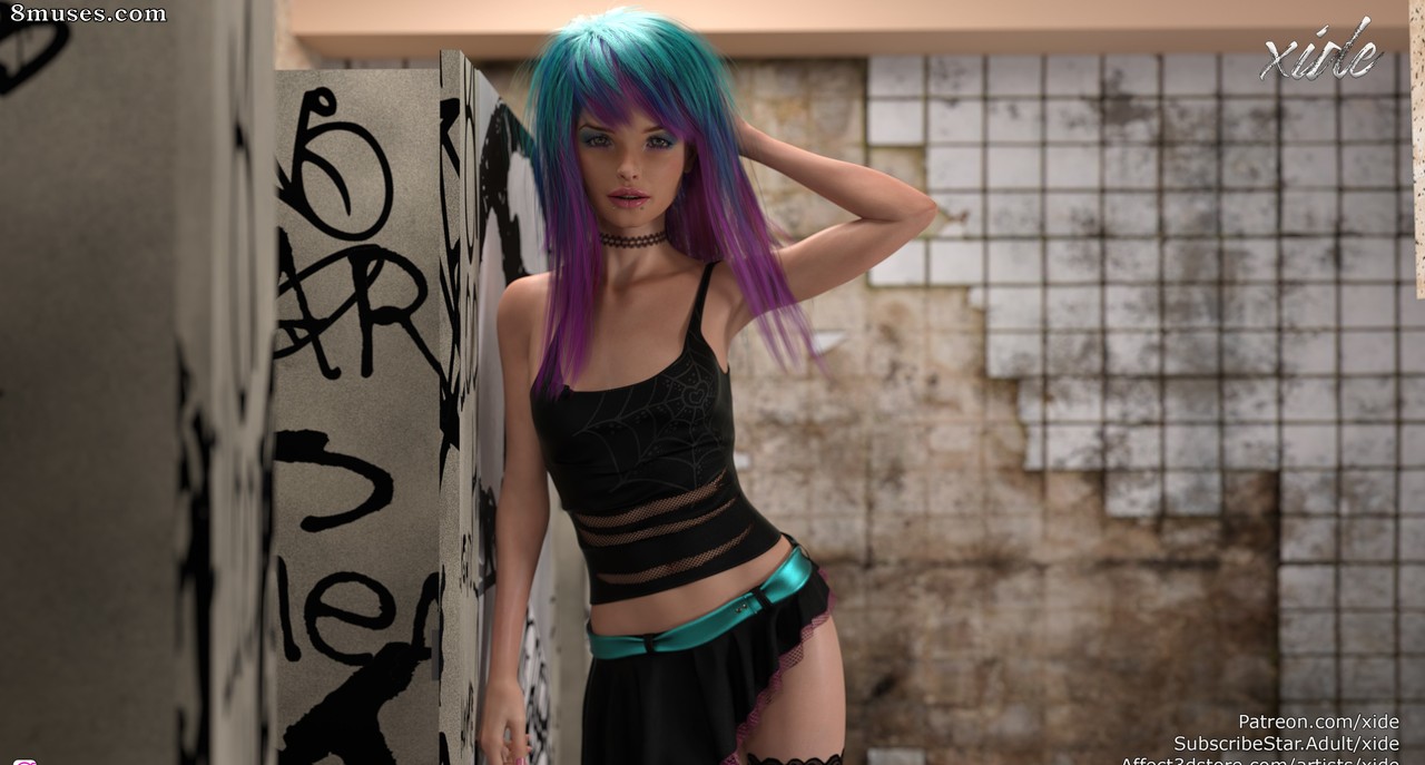 Xide Comics - Chloe - Baño - Página 2