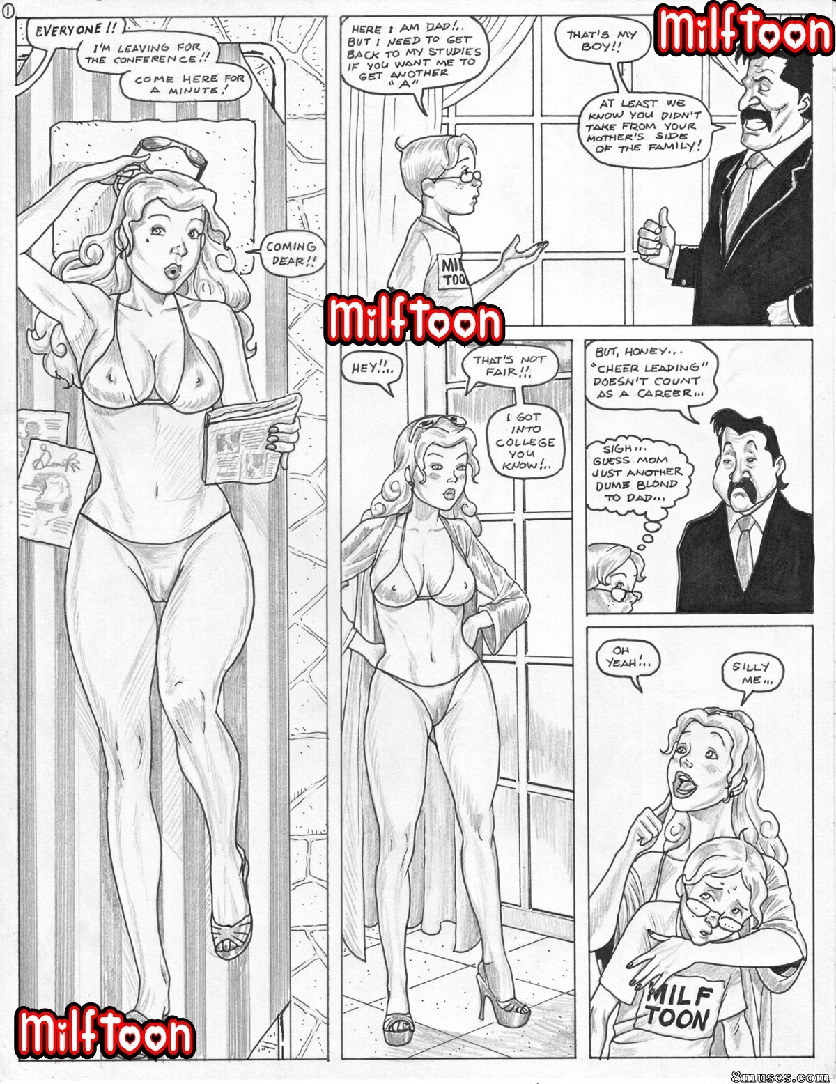 MilfToon Comics - Loura burra - Página 2
