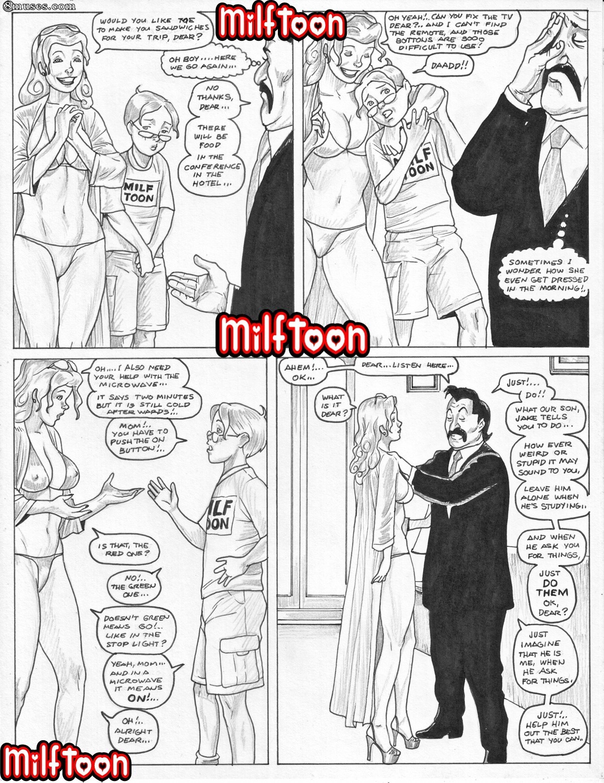 MilfToon Comics - Loura burra - Página 3