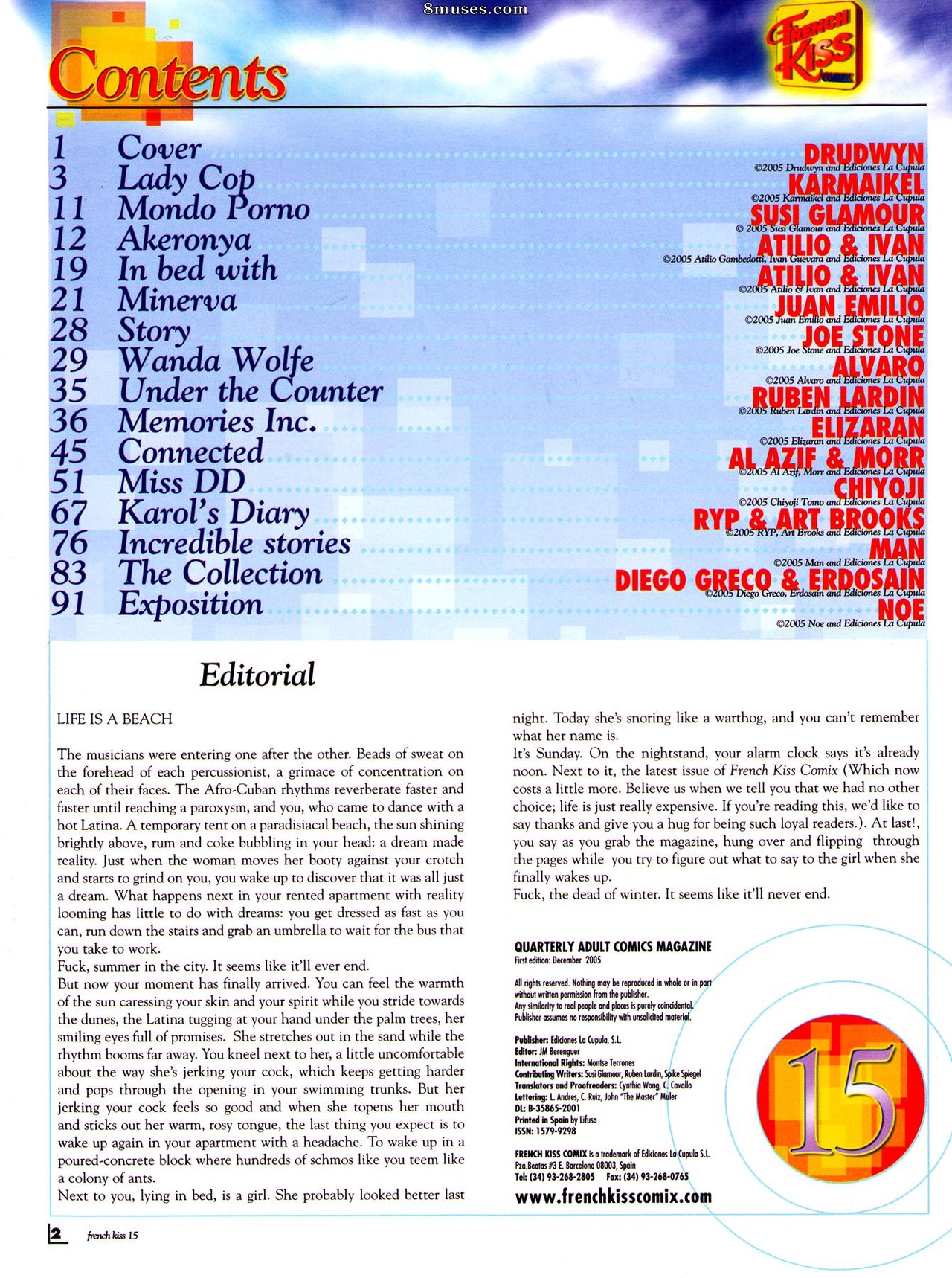 Page 2 | French-Kiss-ComicsIssue-15 | 8muses - Sex Comics