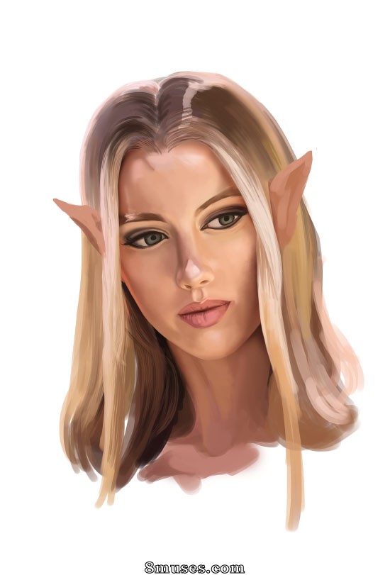 Princess Zelda - process - Page 6